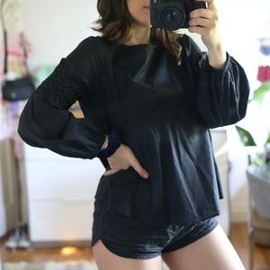 MERLETTE MIAMBO SMOCK SLEEVE TOP